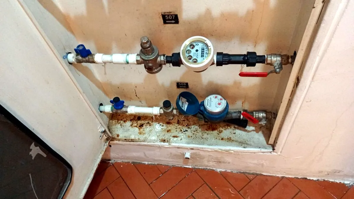 Instalación de medidores de agua